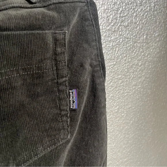 Patagonia Organic Cotton Corduroy Skirt Rockwall Dark Gray Women’s Size 8 - Picture 4 of 5